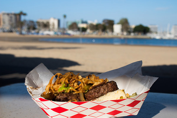 enjoy a perfect hot dog at the beach