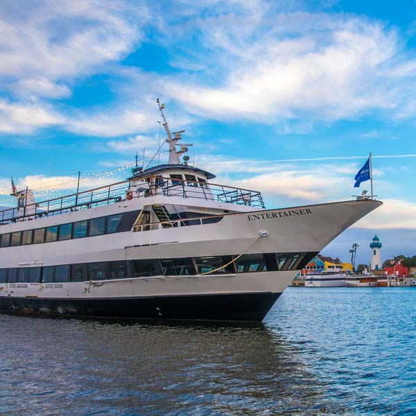 hornblower boat in marina