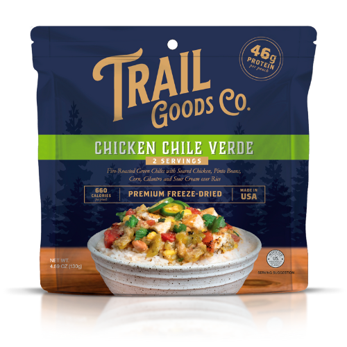 Chicken Chile Verde & Fried Rice by Trail Goods Co.