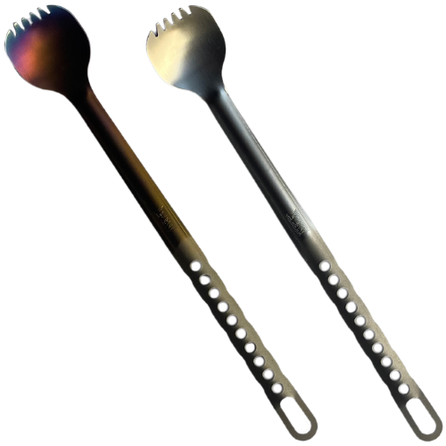 Long Titanium Spork by Brautigam Expedition Works