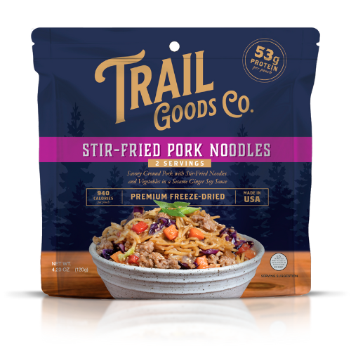 Stir-Fried Pork Noodles by Trail Goods Co.