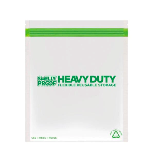 Heavy Duty Clear Flat Reusable Bags by Smelly Proof
